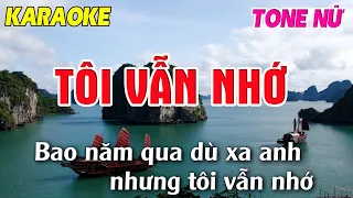 Karaoke Tôi Vẫn Nhớ Tone Nữ - Cha cha cha - Beat Karaoke Nhạc Sống 2022 -Karaoke Lâm Organ