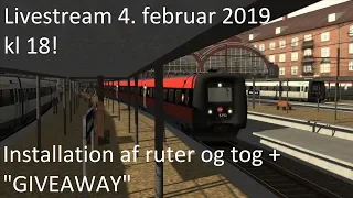 TS2019 Livestream - installation af ruter og tog. (DEL 1)