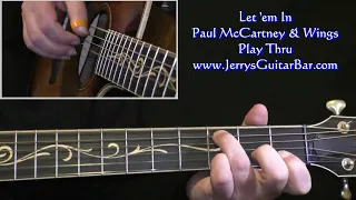 Paul McCartney Let 'Em In | Guitar Play Thru