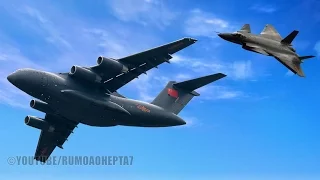 China Military Modernization: New J-20 Stealth Fighter and Y-20 Heavy Transport Aircraft