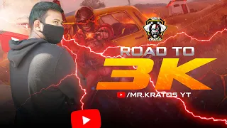 [BGMI] 3K TODAY ? 💖 || SPECIAL LAMBORGHINI GIVEAWAY😍 | KRATOS IS LIVE