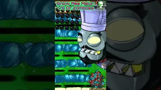 Snow Pea Melon Vs Dr.Zomboss - Plants Vs Zombies #shorts #PVZ #pvz2 #Pvzhack #PVZmod