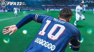 FIFA 22 PS5 | PSG Vs Real Madrid | UEFA Champions League 22/23 | 4K Gameplay