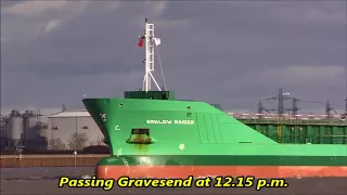 ARKLOW RAIDER on the Thames, 18/01/2018. Thames Shipping by R.A.S.