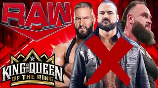 DREW MCINTYRE DISQUALIFIED FROM KING OF THE RING! #WWE #WWERAW