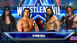 UNDERTAKER VS THE GREAT KHALI VS ROMAN REIGNS VS KANE