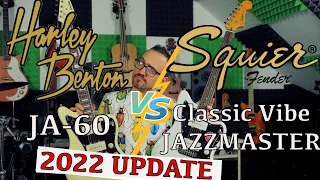 Squier CV Jazzmaster VS. Harley Benton JA-60! 2022 Update of the BEST Test EVER
