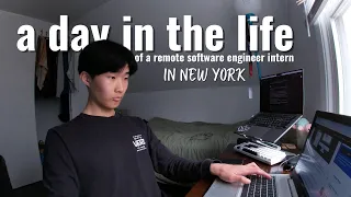 Day in the Life of a Remote Software Engineer Intern in New York | At Home All Day