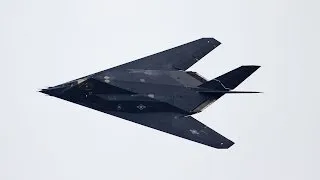 Flying Marvel: The Legendary F-117 Nighthawk Display