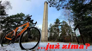 Pierwszy śnieg, dwie wieże oraz Gravel na trasie rowerowej dla MTB ❄️☃️