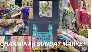 Charminar Sunday Night Bazaar | Charminar Shopping | Charminar Hyderabad | arshi Pathan vlogs