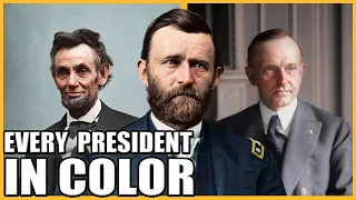 EVERY U.S President in Color | 1789 - 2020 | Jackson, Lincoln, The Roosevelt's and many more!