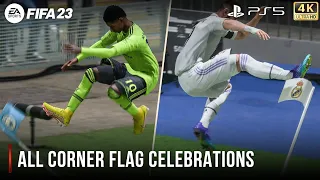 FIFA 23 | All Corner Flag Celebrations | PS5™ 4K 60FPS