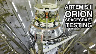 Artemis II Orion Vac Chamber Lift and Load Operations April 2024