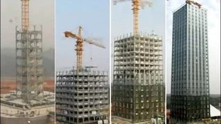 Un immeuble de 30 étages construit en 15 jours