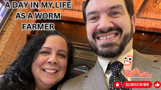 Day in the life of a Worm Farmer VLOG  #worms #compost #gardening