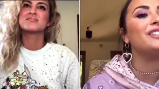 Demi Lovato - Sorry not Sorry (feat. Tori Kelly) on Instagram Live