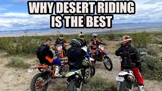 WHY DESERT RIDING IS THE BEST!? Dirt Bike TV