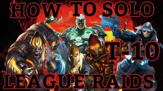 HOW TO SOLO T-10 LEAGUE RAIDS • IN 6 PIPS •