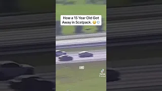 15y old in Dodge Charger Scat Insane speeding on a freeway running from the police