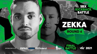 Zekka | Round 4 - Final | D-LOW vs ZEKKA | SBX KICKBACK BATTLE 2021