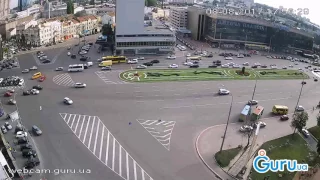 ДТП площадь Победы в Киеве 08.08.17