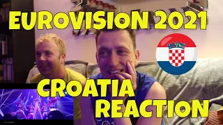 EUROVISION 2021 - CROATIA - SEMI FINAL 1 - REACTION