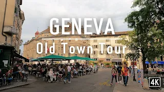 GENEVA 4K 🇨🇭 Geneva city walk, vieille ville geneve