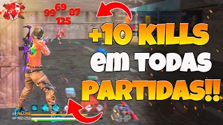 COMO FAZER MUITAS KILLS NAS PARTIDAS RANQUEADAS!! FREE FIRE DICAS