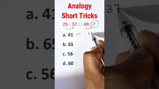 Previous Year Question | Number Analogy Reasoning Short Tricks | #reasoning short tricks #ssc