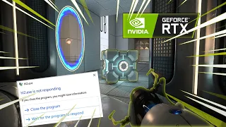 Portal RTX will melt your PC