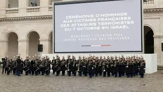 La France rend un hommage national à ses victimes du 7 octobre en Israël | AFP