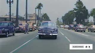 Driving Downtown - Hollywood (1952) ,Sunset Boulevard - Los Angeles😎