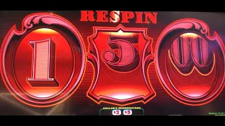 HIGH LIMIT CASINO SLOTS: JUMBO CASH MACHINE SLOT PLAY! RE-SPINS! RED RESPINS!