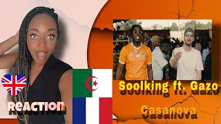 Soolking ft. Gazo - Casanova (Reaction) 🇩🇿🇫🇷🇬🇧🥰 #france