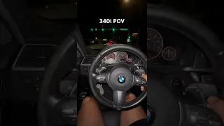 INSANE 340i F30 acceleration POV | MHD Stage 2+ E40 #bmw #340i