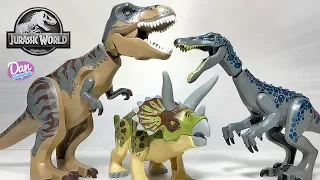 3 New LEGO Dinosaur! LEGO Jurassic World - Baryonyx, Triceratops, T-Rex