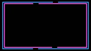 Анимированная неоновая рамка на черном фоне - футаж для видеомонтажа | Бесплатные футажи для монтажа