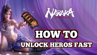 HOW TO Unlock Heroes FAST on NARAKA BLADEPOINT