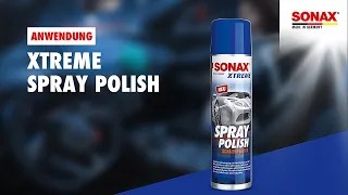 Anwendung SONAX XTREME SprayPolish