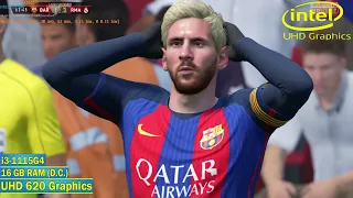 Testing "FIFA 17" - i3-1115G4 - intel UHD/Xe Graphics - 16GB RAM (Dual Channel) | 60FPS | HD