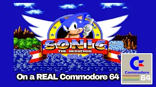 SONIC the Hedgehog on a REAL Commodore 64 - NOT an EMULATOR - Will it work?