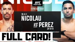 UFC Fight Night Nicolau vs Perez Predictions & Full Card Breakdown - UFC Vegas 91 Betting Tips