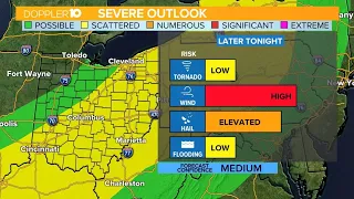 Tracking potential for strong storms in central Ohio Wednesday night — updated weather forecast