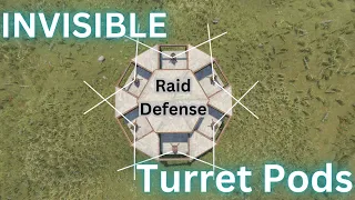 How A Self Defending Base With INVISIBLE Turrets Destroys Raiders! Atlas 5x - Rust