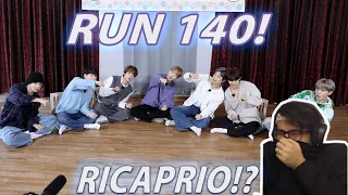 Ricaprio!? - BTS RUN 140 "BTS Collaboration 1" | Reaction