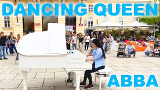 Street Piano | DANCING QUEEN - ABBA | YUKI PIANO