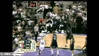 Peja Stojakovic - 28 points vs Mavericks Full Highlights (2004 WC1R GM1) (2004.04.18)