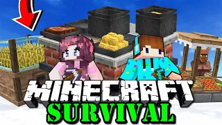 PASAR SAYUR , DAPUR CANGGIH DAN AQUARIUM SAWAH OTOMATIS !! Minecraft Survival Bucin S2 [#3]