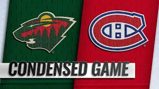 01/07/19 Condensed Game: Wild @ Canadiens